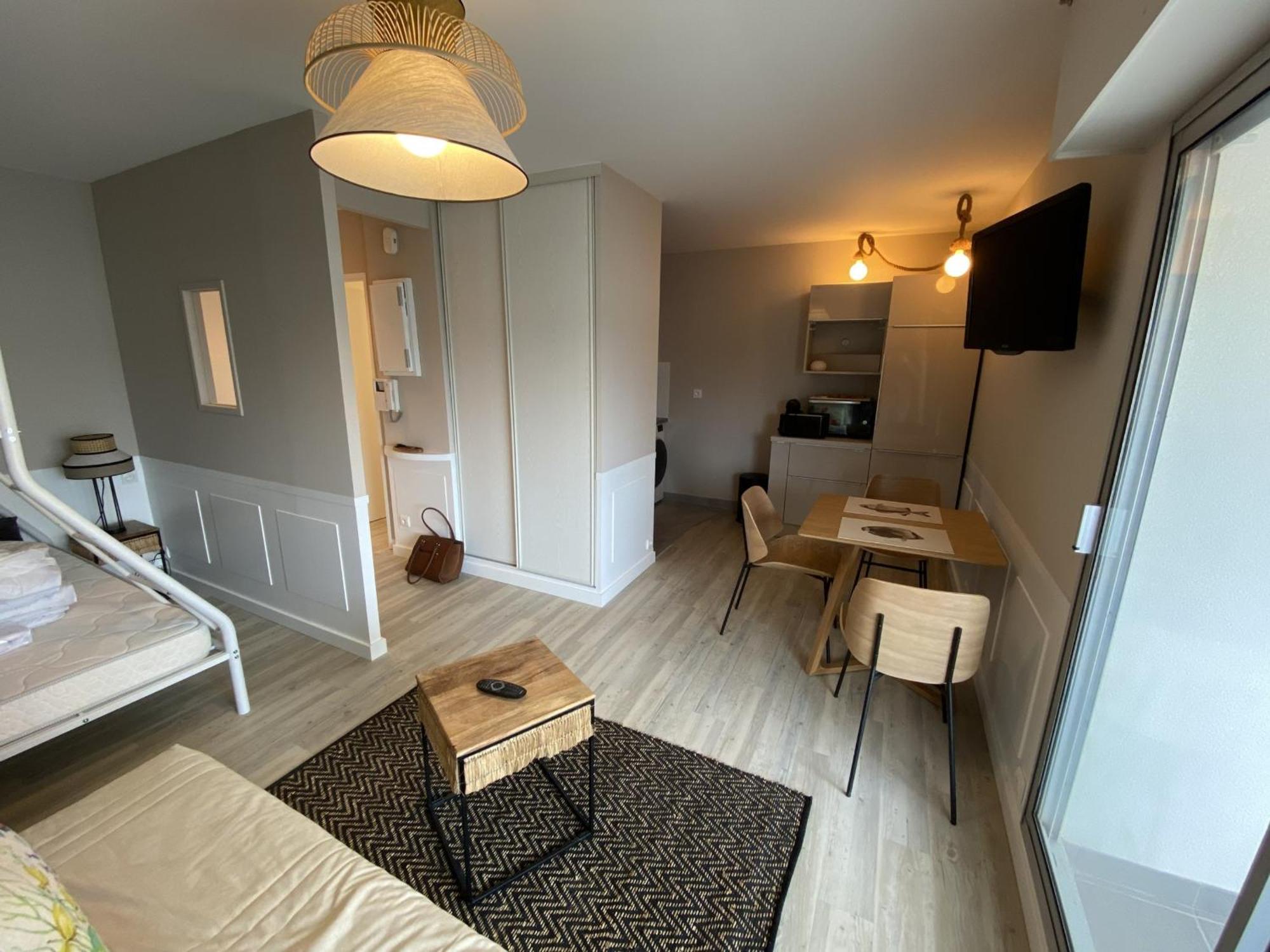 Studio Neuf En Front De Mer Avec Terrasse Et Parking, Ideal Pour 3 Personnes - Fr-1-474-147 Arcachon Exterior foto